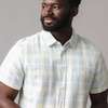 Linen Short Sleeve Button Down Shirt, Sunlit Plaid - Button Downs - 2