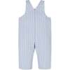 Organic Seersucker Overall, Blue Chateau Check - Rompers - 2