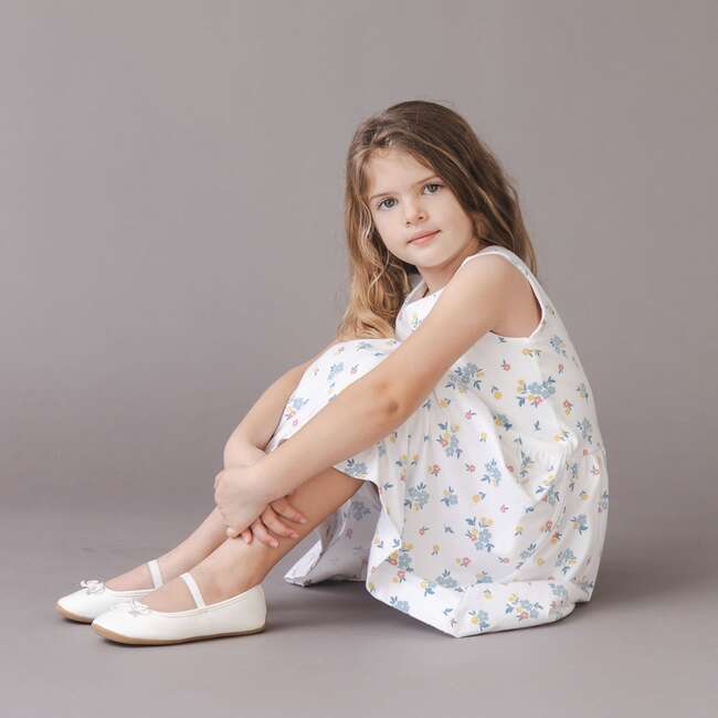 Organic Sleeveless Knit Tank Dress, Sunlit Multi Floral - Dresses - 3