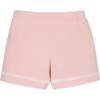 Organic Seersucker Pull-On Short, Tonal Rose Seersucker - Shorts - 1 - thumbnail