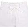 Linen Paper Bag Tie-Waist Pant, White Linen - Pants - 3 - thumbnail