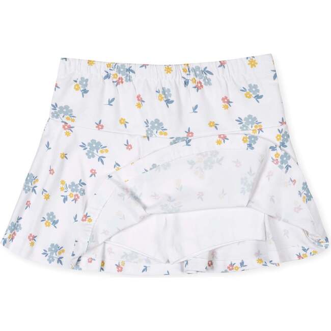 Organic Printed Knit Skort, Sunlit Multi Floral - Skirts - 3