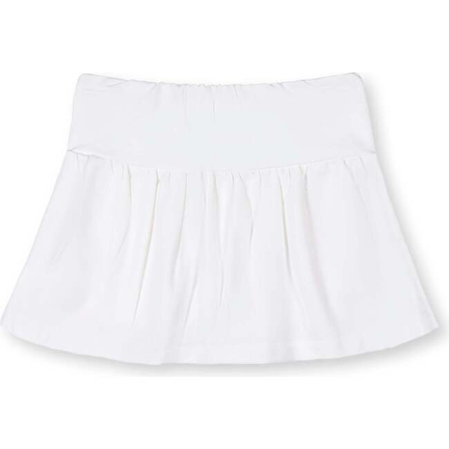 Organic French Terry Skort, White