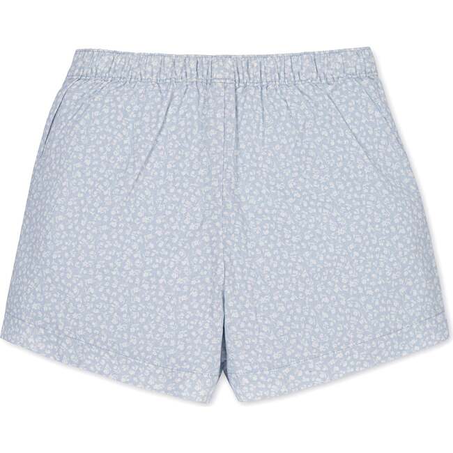Linen Pull-On Short, Blue Chateau Ditsy - Shorts - 3