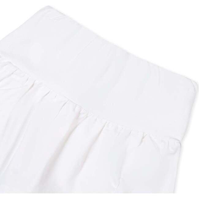 Organic French Terry Skort, White