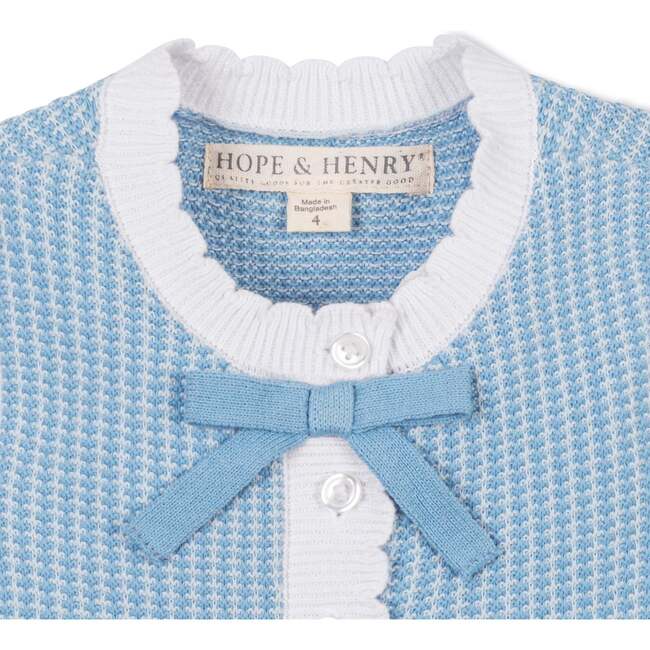 Organic Button Front Tank Sweater Dress, Bluebell - Dresses - 4