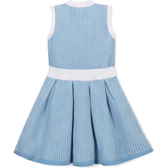 Organic Button Front Tank Sweater Dress, Bluebell - Dresses - 5