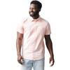 Organic Short Sleeve Seersucker Shirt, Tonal Rose Seersucker - Button Downs - 1 - thumbnail