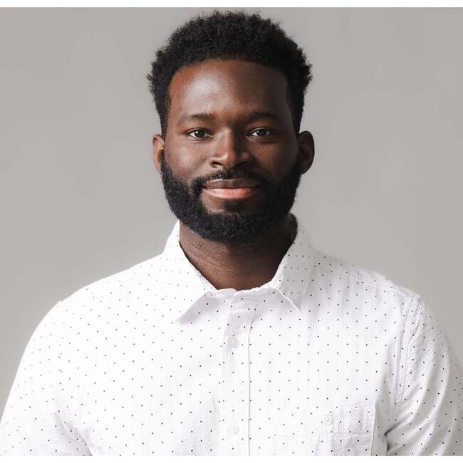 Organic Short Sleeve Seersucker Shirt, Delft Dot Seersucker