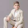 Linen Suit Jacket, Sand Linen - Blazers & Sport Coats - 2