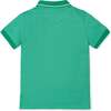 Organic Short Sleeve Knit Pique Polo Shirt, Kelly Green - Polo Shirts - 5 - thumbnail