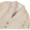 Linen Suit Jacket, Sand Linen - Blazers & Sport Coats - 3