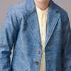Classic Organic Chambray Suit Jacket, Chambray with Logo Lining - Blazers & Sport Coats - 2