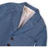 Classic Organic Chambray Suit Jacket, Chambray with Logo Lining - Blazers & Sport Coats - 3