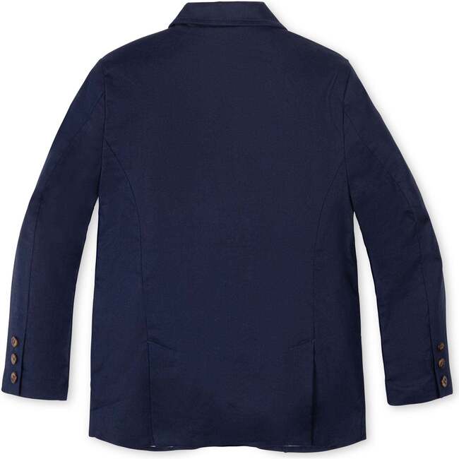 Linen Suit Jacket, Navy Linen - Blazers & Sport Coats - 5