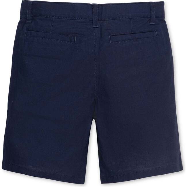 Linen Blend Short, Navy Linen