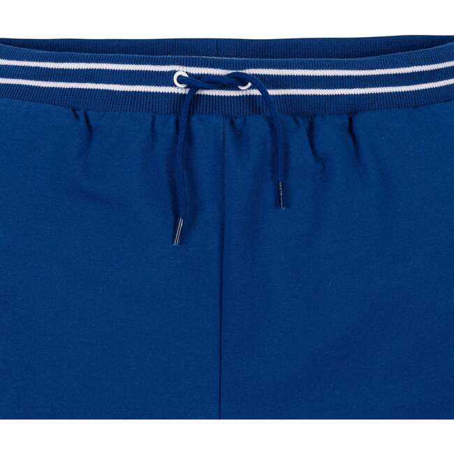 Organic French Terry Pull-On Short, Bold Blue - Shorts - 3