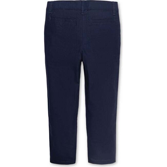 Linen Suit Pant, Navy Linen - Suits & Separates - 3