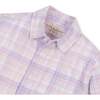 Linen Long Sleeve Button Down Shirt, Monet Plaid - Button Downs - 4 - thumbnail