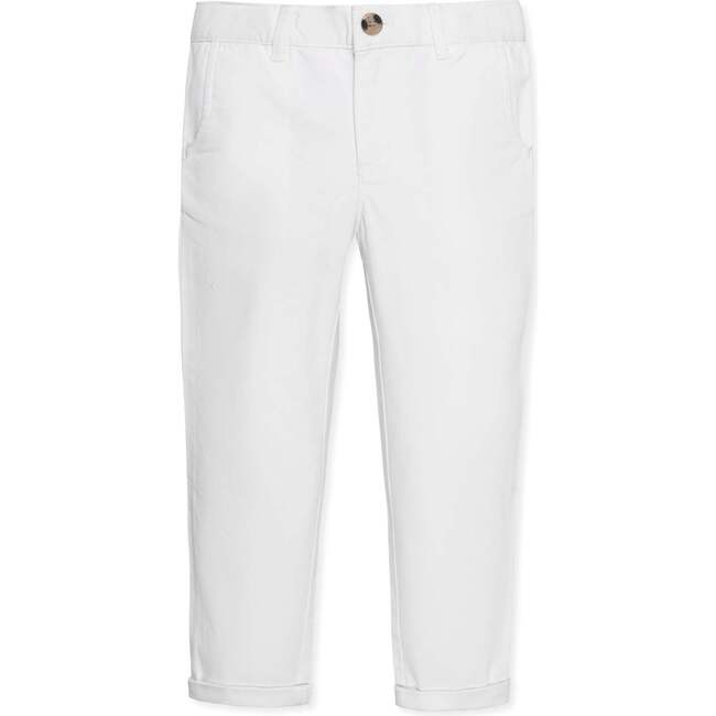 Organic Skinny Stretch Twill Chino Pant, White