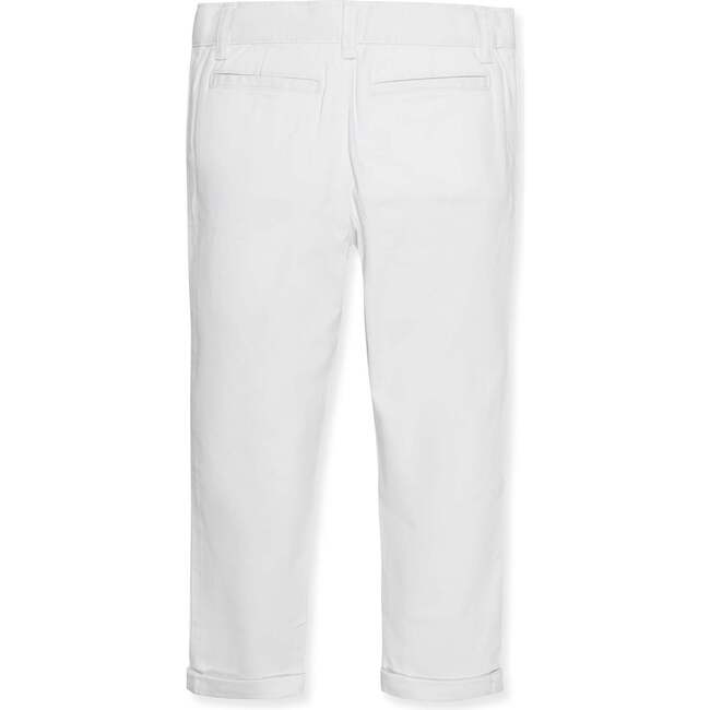 Organic Skinny Stretch Twill Chino Pant, White
