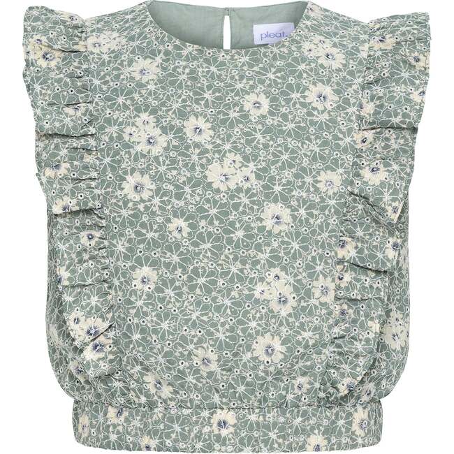 Rowan Top, Embroidered Petals