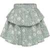 Parker Skirt, Embroidered Petals - Skirts - 1 - thumbnail