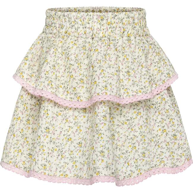 Parker Skirt, Cream Ditsy