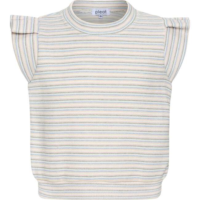 Olivia Top, Macaron Stripe Knit