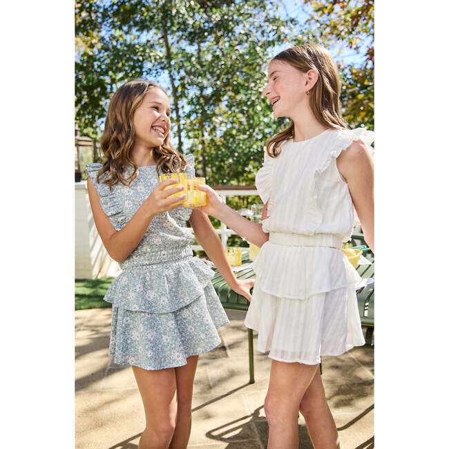 Parker Skort, White/Gold