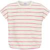 Hartley Top, Coral Stripe - T-Shirts - 1 - thumbnail