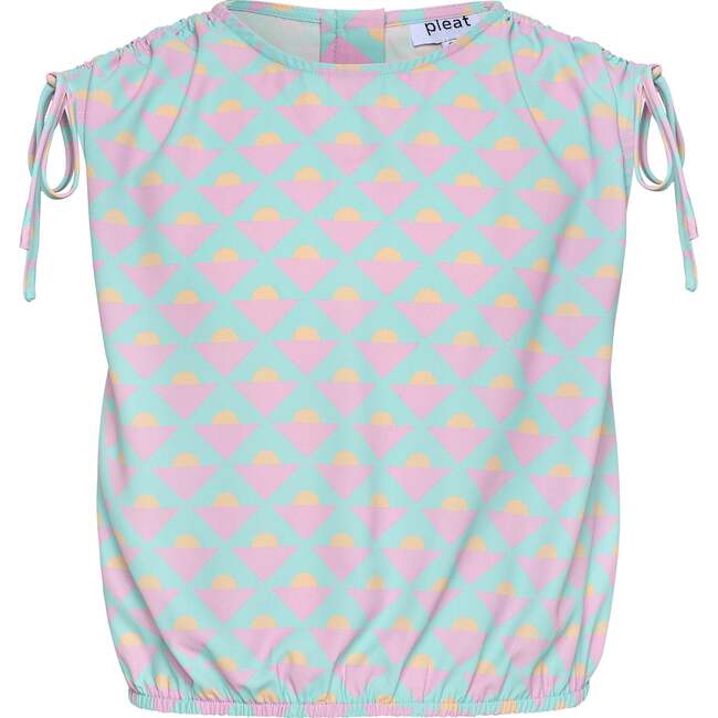 Emma Top w/ Ties, Abstract Horizon