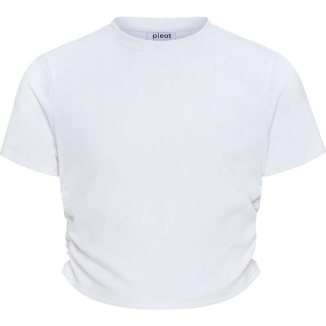 Willa Scrunch Top, White