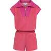 Wynne Romper, Pink/Orange - Rompers - 1 - thumbnail