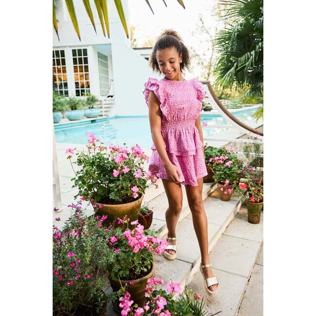 Gigi Dress, Hibiscus Pop