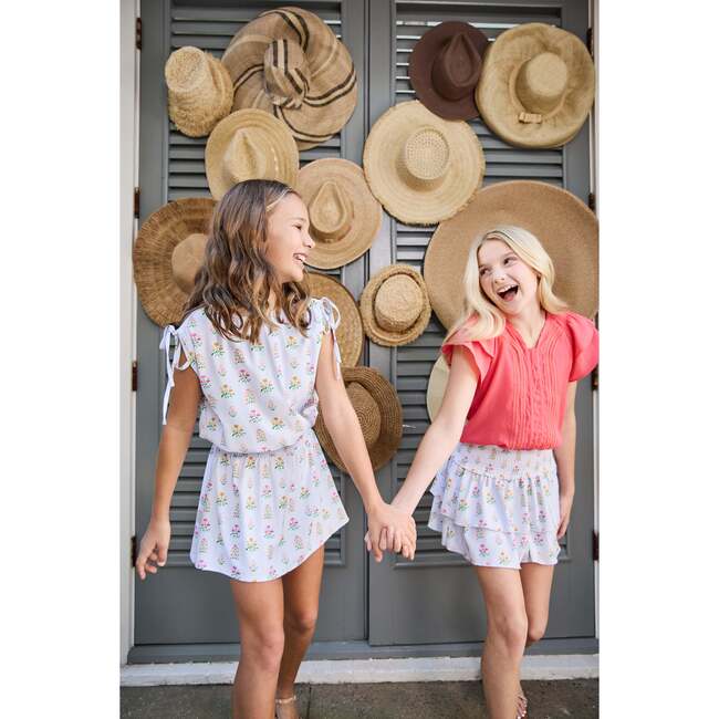 Helen Dress, Blue Block Print - Dresses - 3