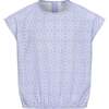 Emma Top, Periwinkle - Blouses - 1 - thumbnail