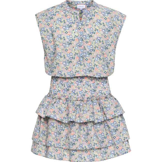 Drew Dress, Coral Floral