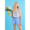 Chloe Short , Blue - Shorts - 2 - thumbnail