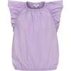Allie Top, Purple - Blouses - 1 - thumbnail