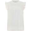 Annie Top, White - Blouses - 1 - thumbnail
