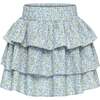 Abby Skort, Blue Ditsy - Skirts - 1 - thumbnail