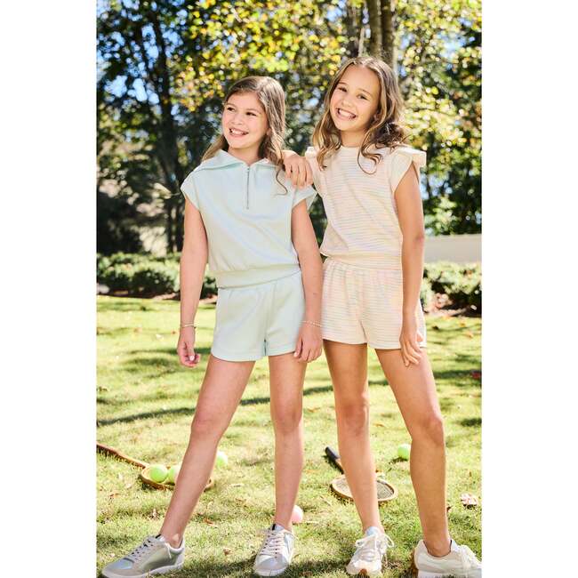 Carlisle Short, Rainbow Stripe Knit