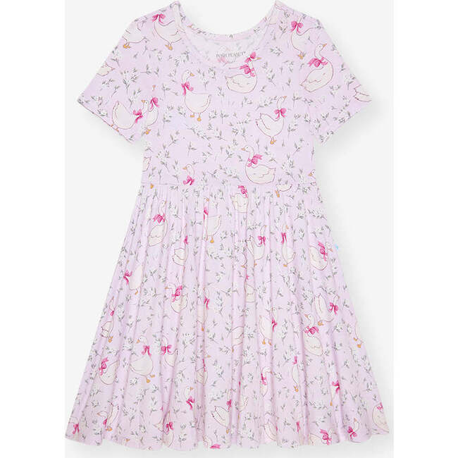 Goose Blossoms Twirl Dress Pink - Dresses - 3
