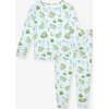 Louis Classic Pajama Set Green - Pajamas - 4