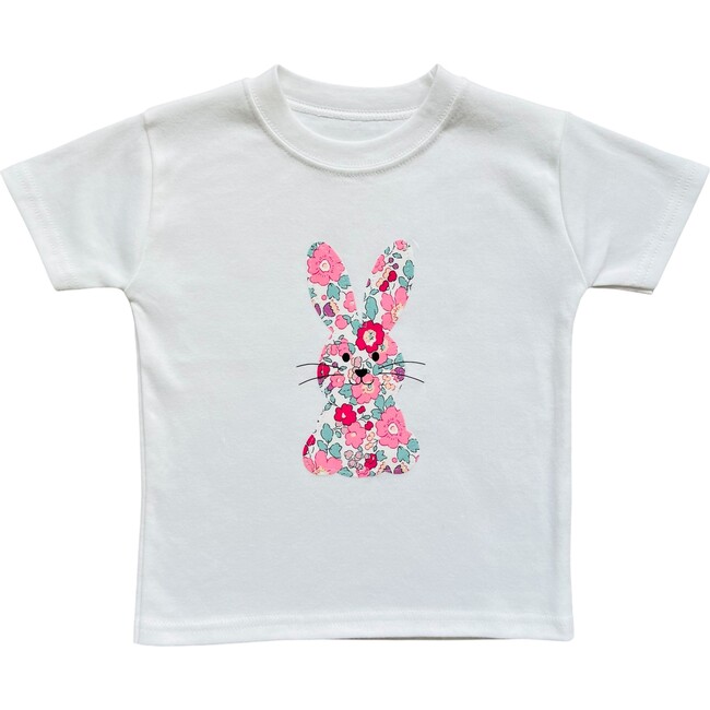 Liberty of London Childrens Bunny Short Sleeve T-Shirt, White
