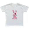 Liberty of London Childrens Bunny Short Sleeve T-Shirt, White - T-Shirts - 1 - thumbnail