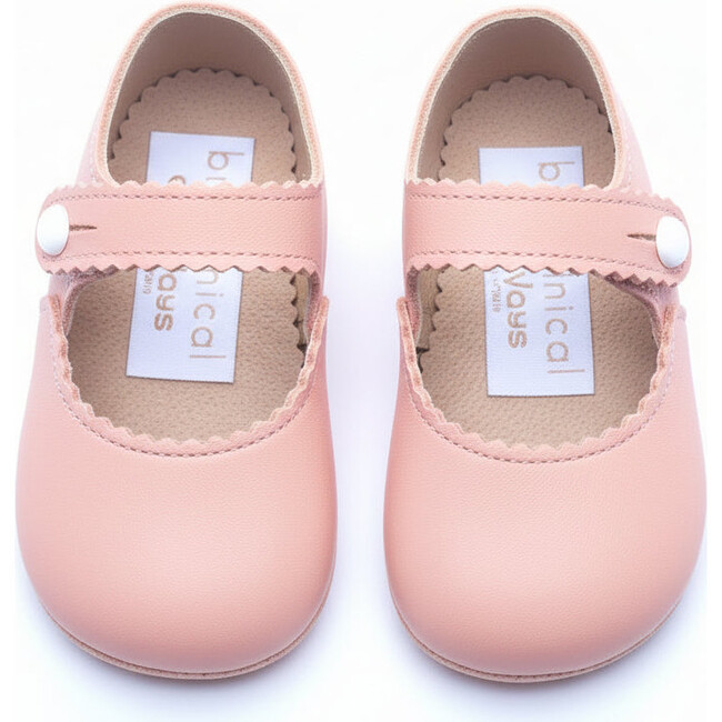 Emma British Pre-Walker Baby Girl Shoe - Blossom Pink