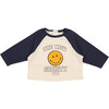 Babys Malmo Raglan Long Sleeve T-Shirt, Vanilla Cream - T-Shirts - 1 - thumbnail