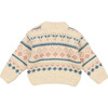 Babys Polaris Round Neck Jumper, Vanilla Cream - Sweaters - 2 - thumbnail
